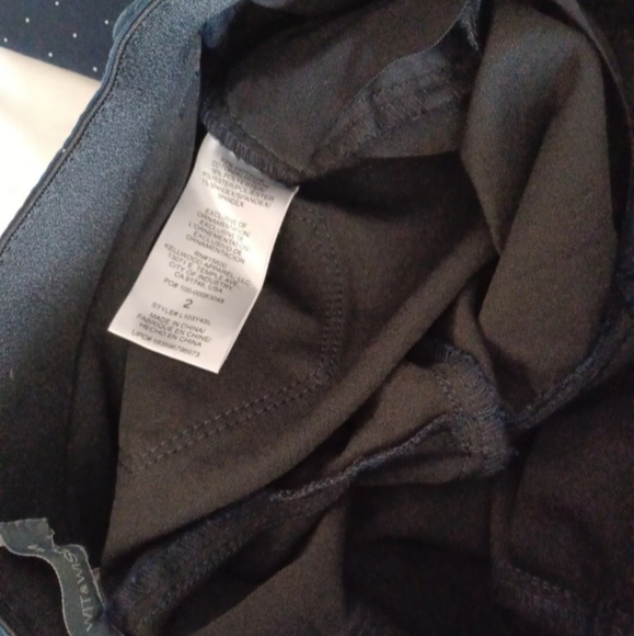 Wit & Wisdom L103Y4SL Ab-Solution Polka Dot Ankle Pants Skimmer High Rise Sz 2 - Picture 5 of 12